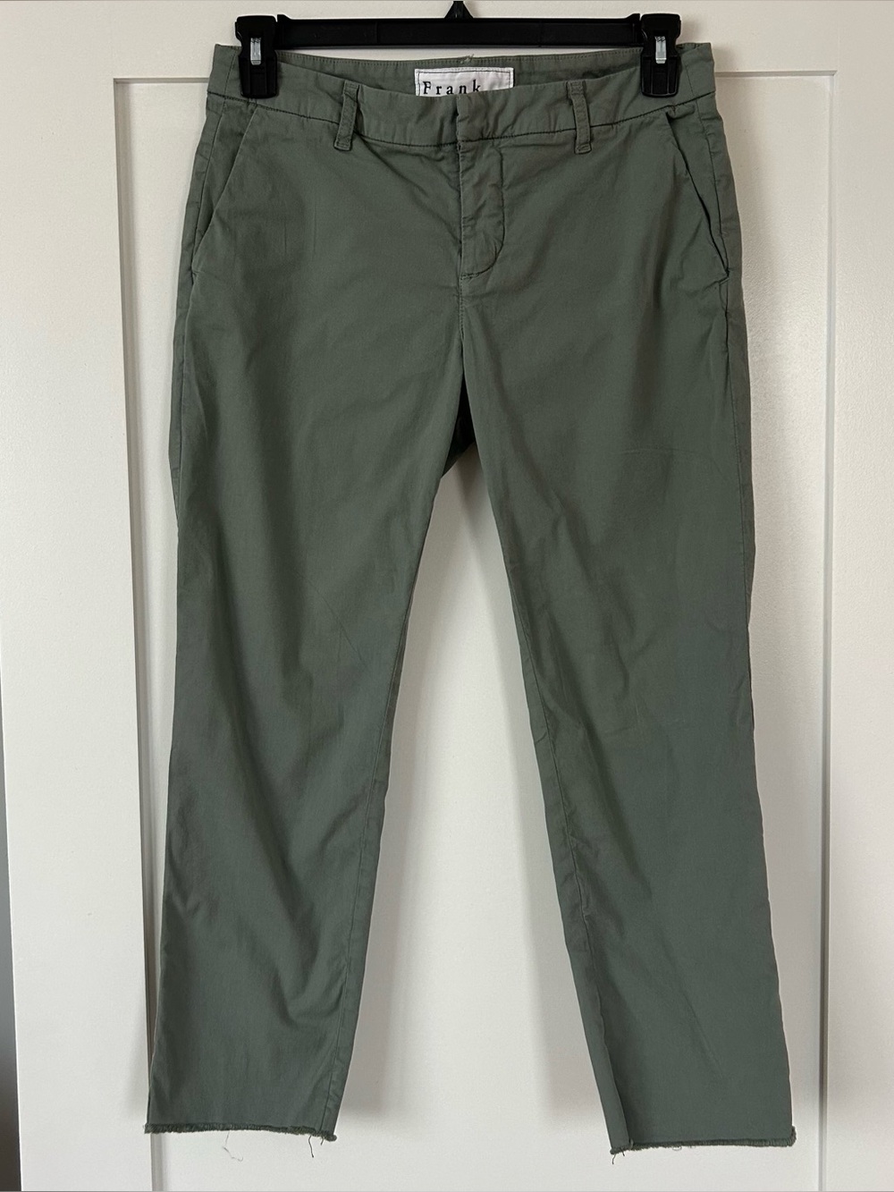 Frank & Eileen Wicklow Pants Olive Green Size 6 - Picture 2 of 10